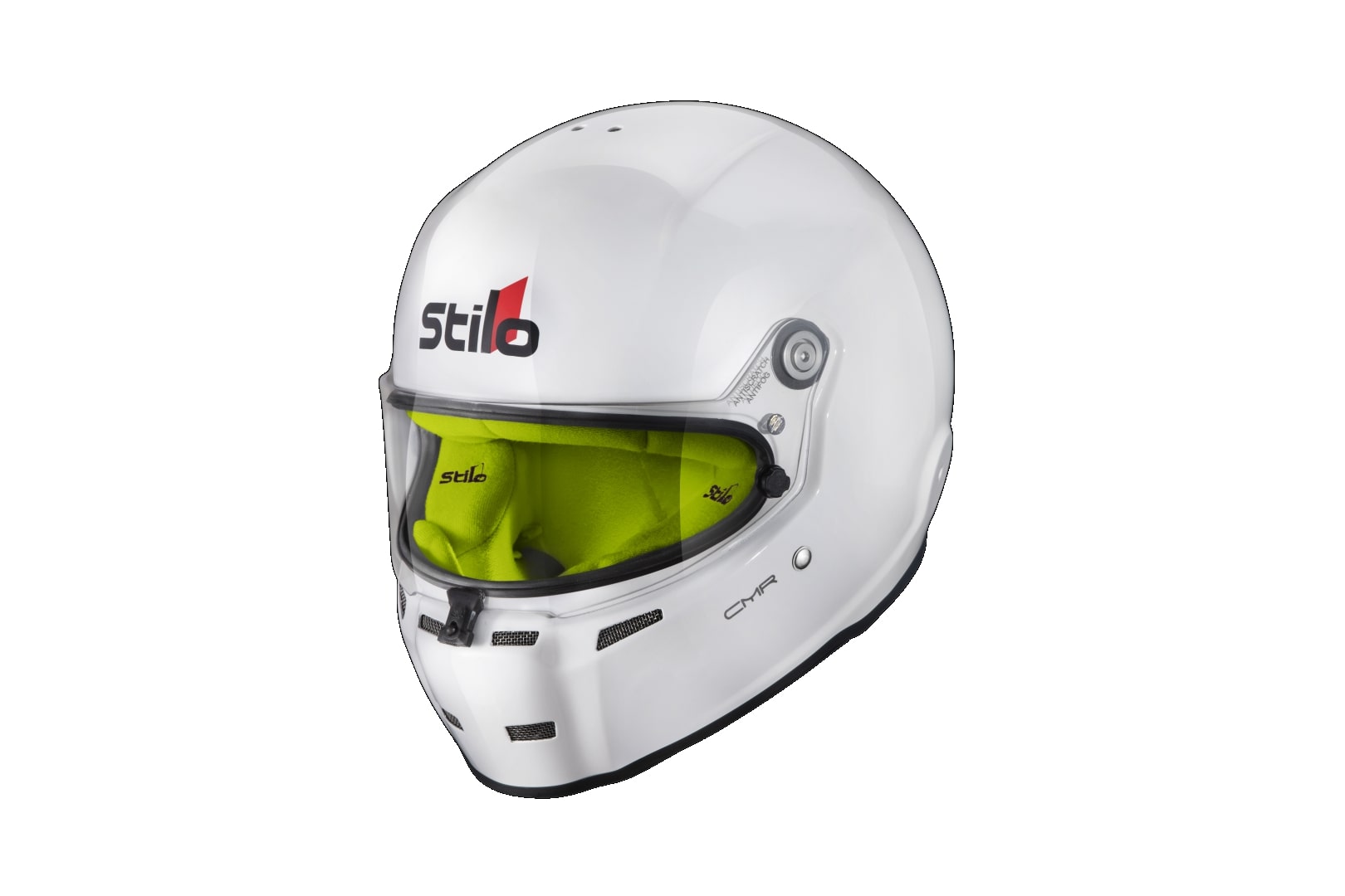 ST5 CMR WHITE / Yellow Liner - Snell CMR 2016