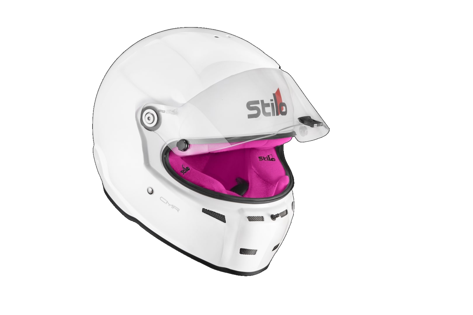 ST5 CMR WHITE / Pink Liner - Snell CMR 2016