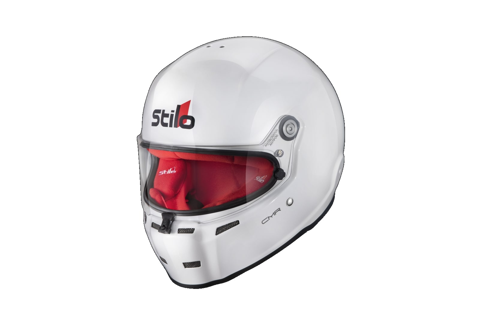 ST5 CMR WHITE / Black Liner - Snell CMR 2016