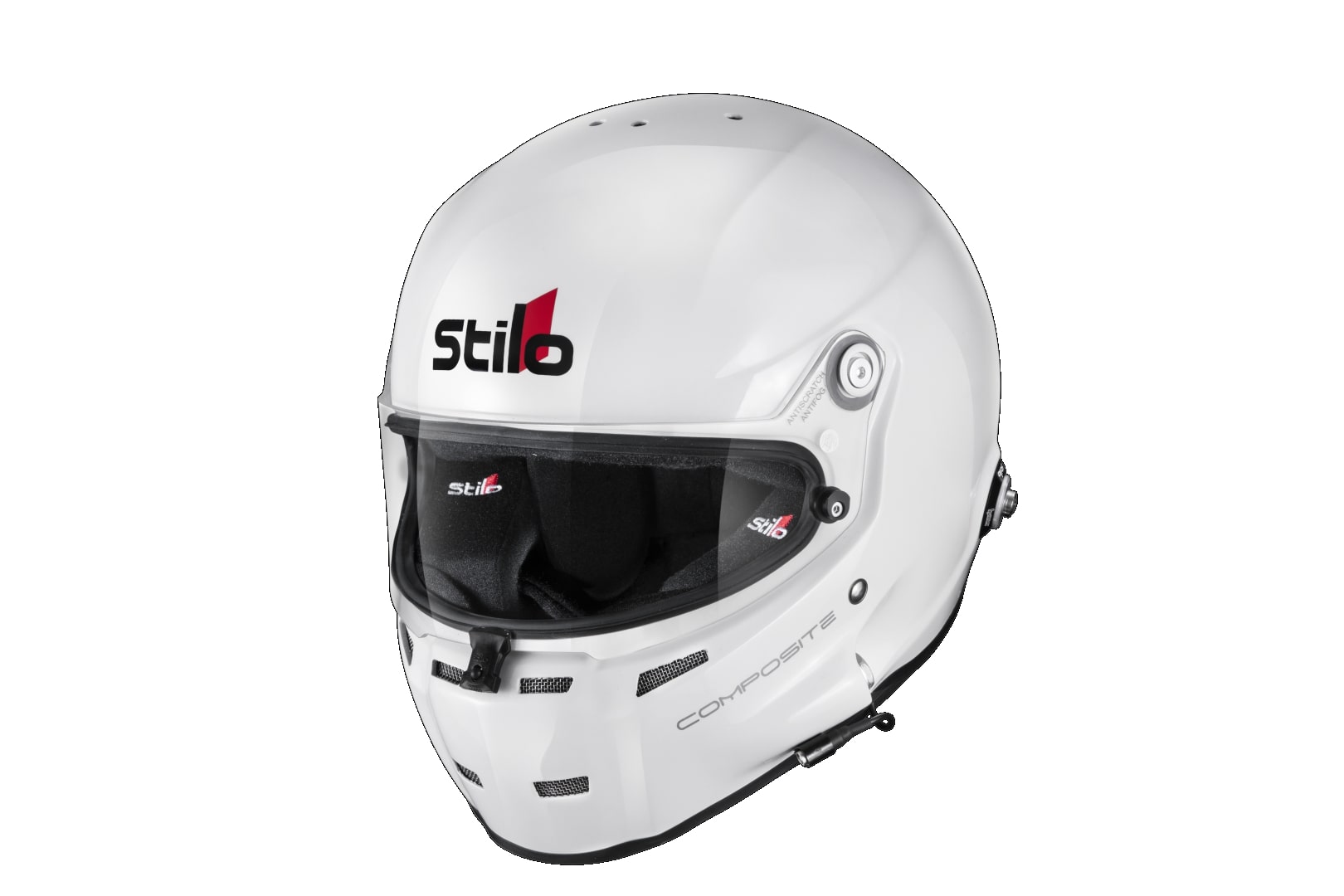 ST5 F Composite Turismo - Snell SA2020 FIA 8859-15 Hans FIA8858-10 white outer /  black inner