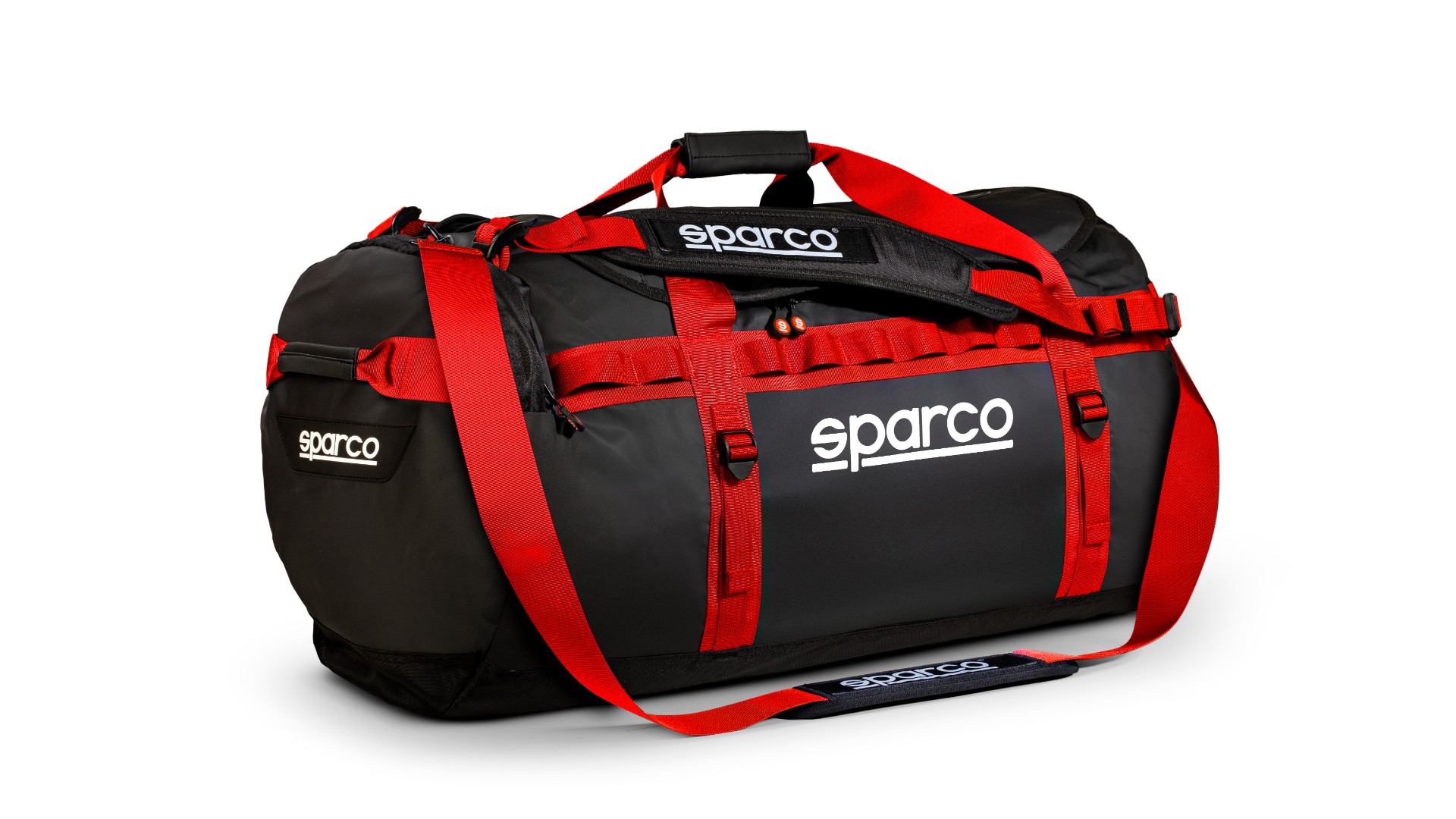 DAKAR-L DUFFLE BAG BLACK/RED