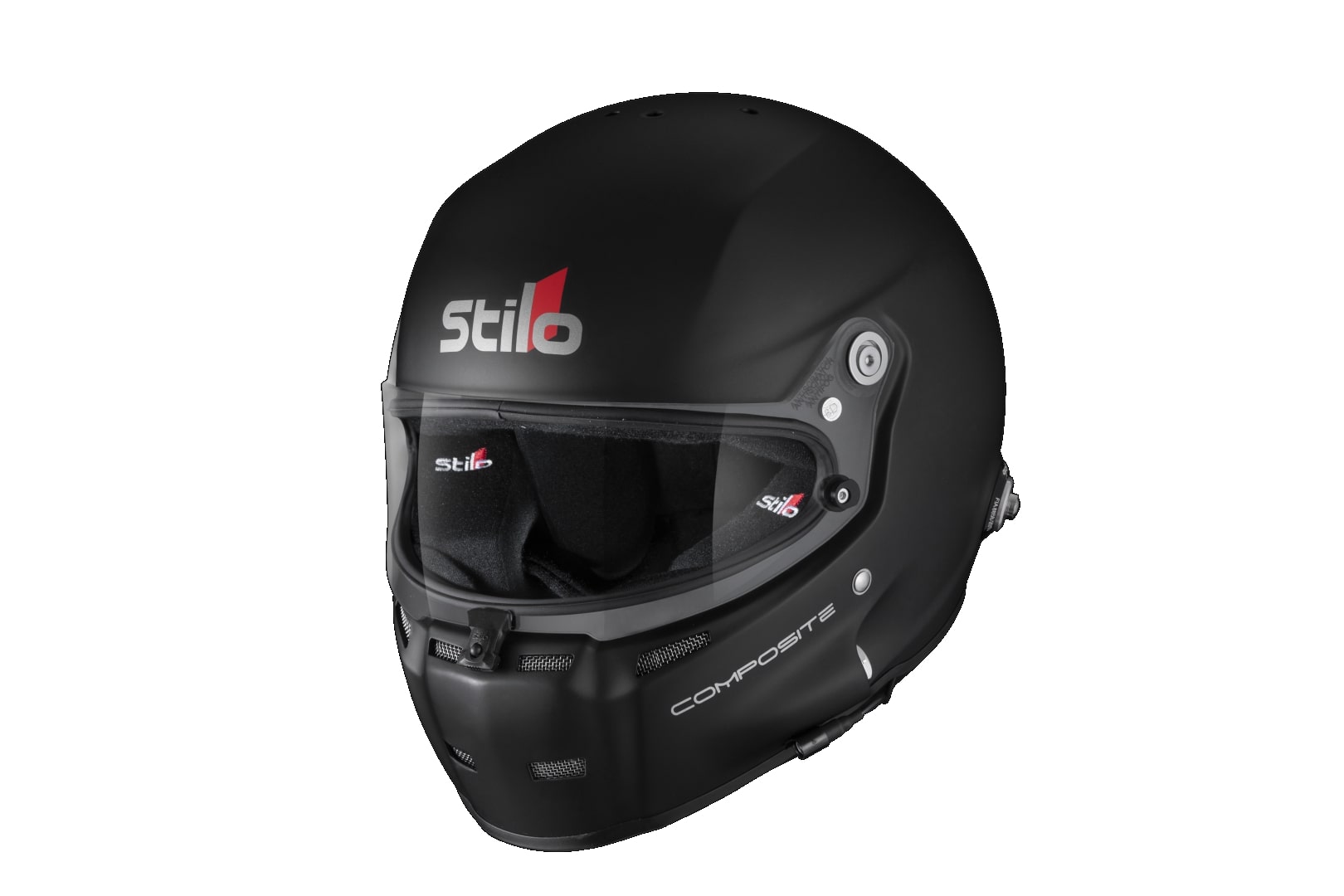 ST5 F Composite Turismo - Snell SA2020 FIA 8859-15 Hans FIA8858-10 matt black outer / black inner