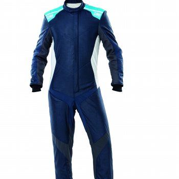 ONE EVO X OVERALL NAVY BLUE/CYAN SIZE 46 FIA 8856-2018