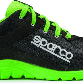 SHOES PRACTICE BLACK/GREEN SZ
