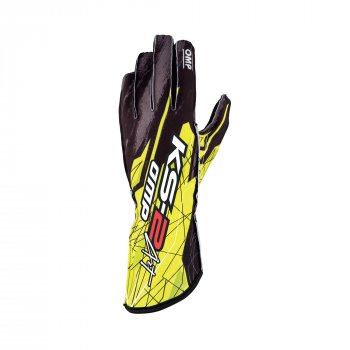 KS-2 ART GLOVES BLACK/YELLOW SIZE 4 FOR CHILDREN