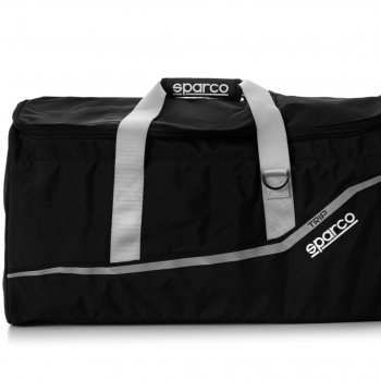 BLACK/SILVER TRIP BAG