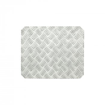 KNURLED ANODIZ. FOOTRESTOSW.UNIV.ALL. SILVER