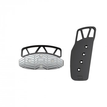 2 PEDAL SET ANODIZED ALUMINIUM BLACK