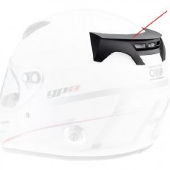 BLACK REAR SPOILER GP8 EVO HELMETS