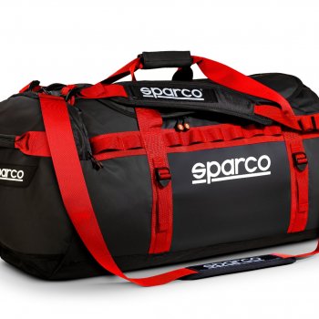 DAKAR-L DUFFLE BAG BLACK/RED