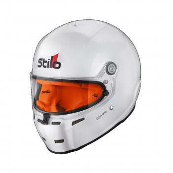 ST5 CMR WHITE / Orange Liner - Snell CMR 2016