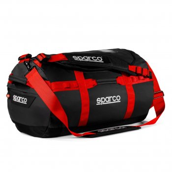 DAKAR-S DUFFLE BAG BLACK/RED