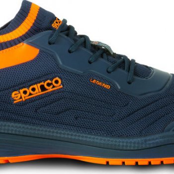 SHOE LEGEND S1P NAVY/FL ORNG S