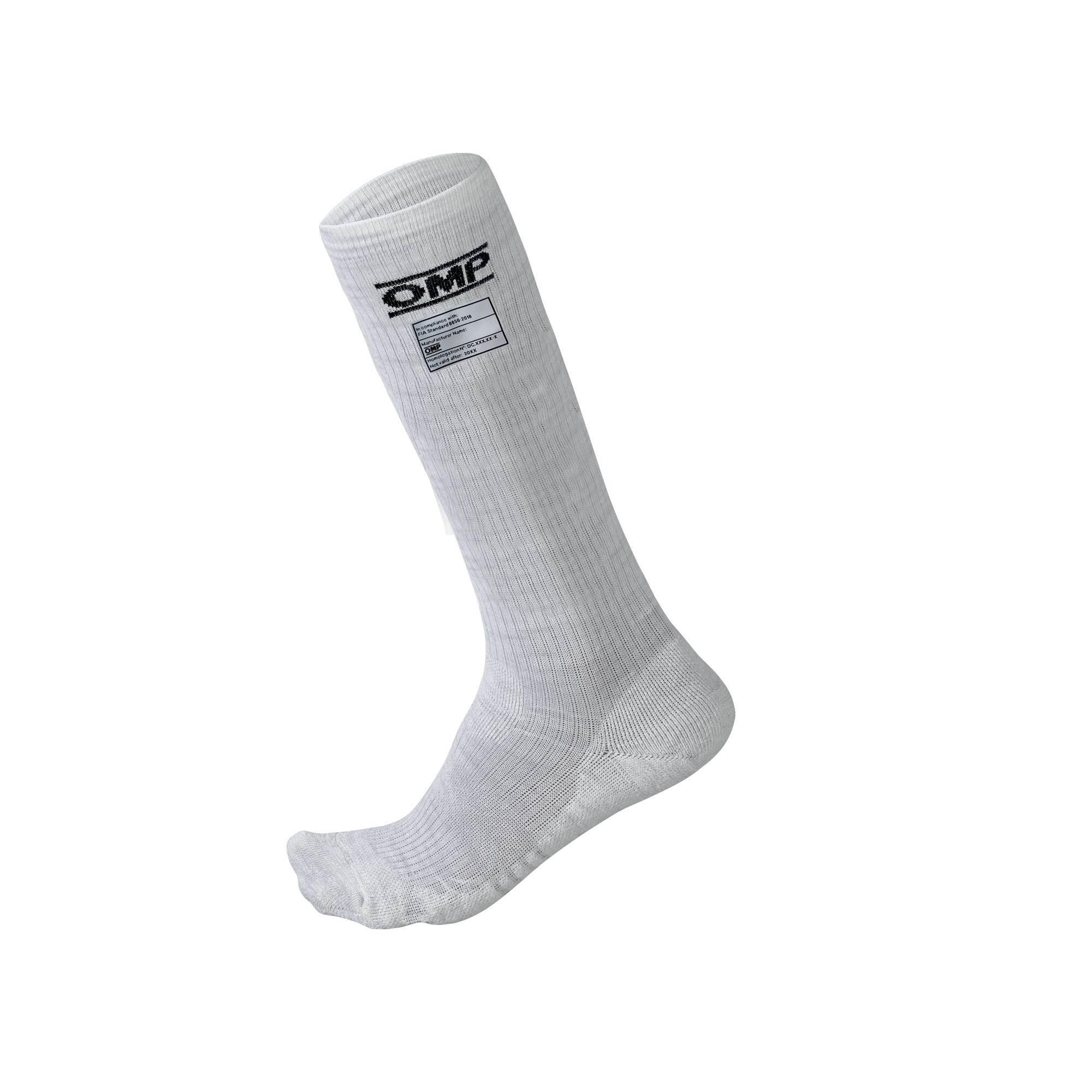 ONE SOCKS my2021 WHITE SIZE L FIA 8856-2018