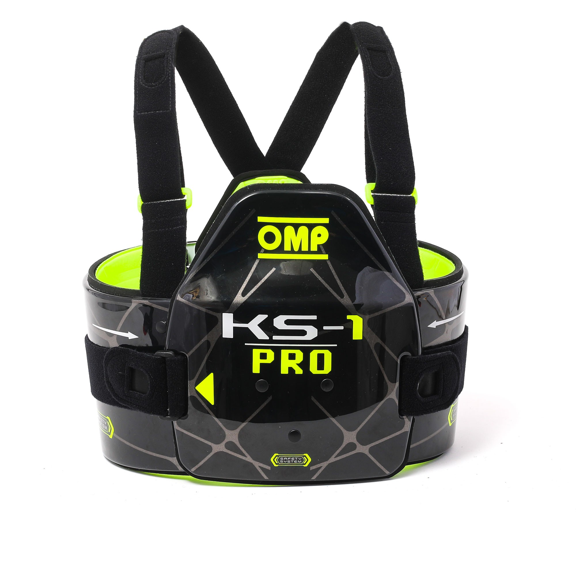 KS-1 PRO BODY PROTECTION BLACK/Y. SZ L FIA 8870-2018