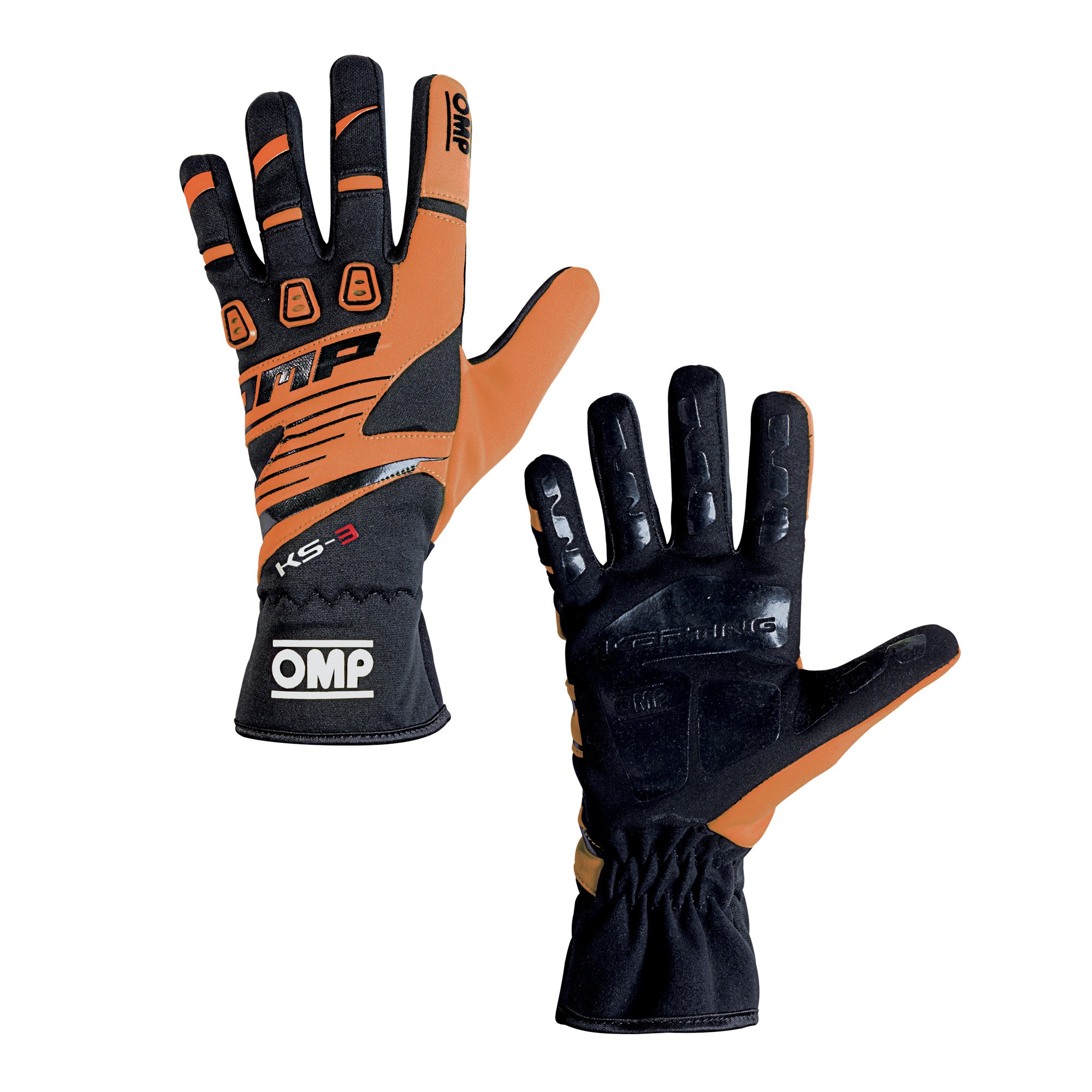 KS-3 GLOVES ORANGE/BLACK SZ 4 (FOR CHILDREN)