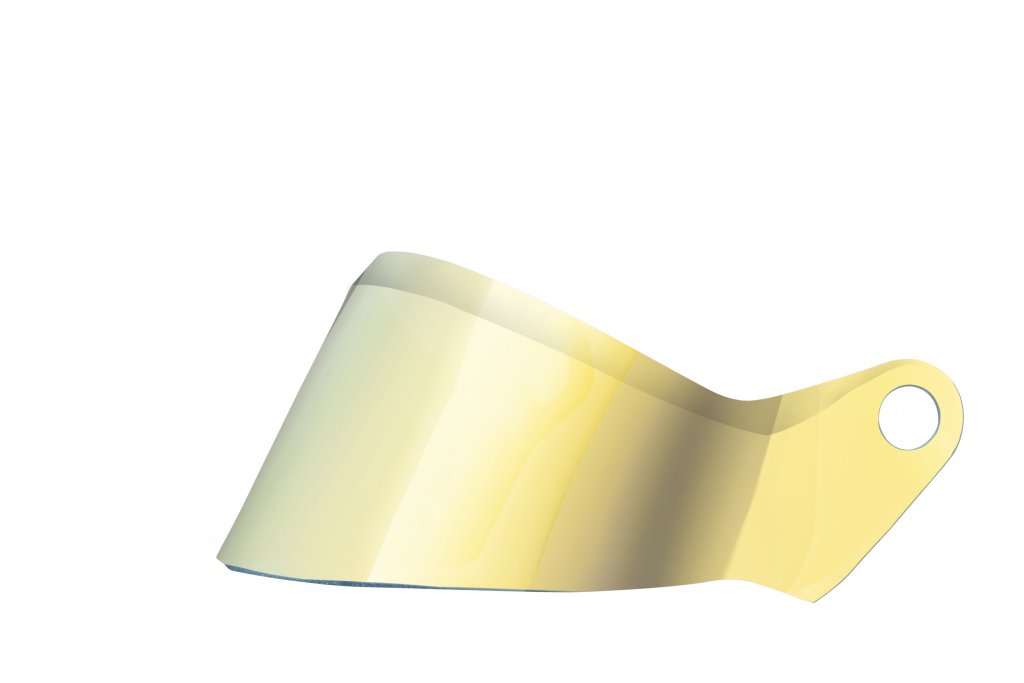 SHORT ST6 MIRROR YELLOW VISOR DARK