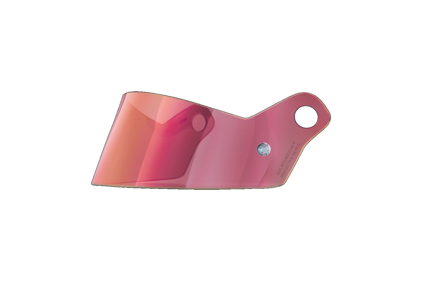 ST5R iridium red medium short visor