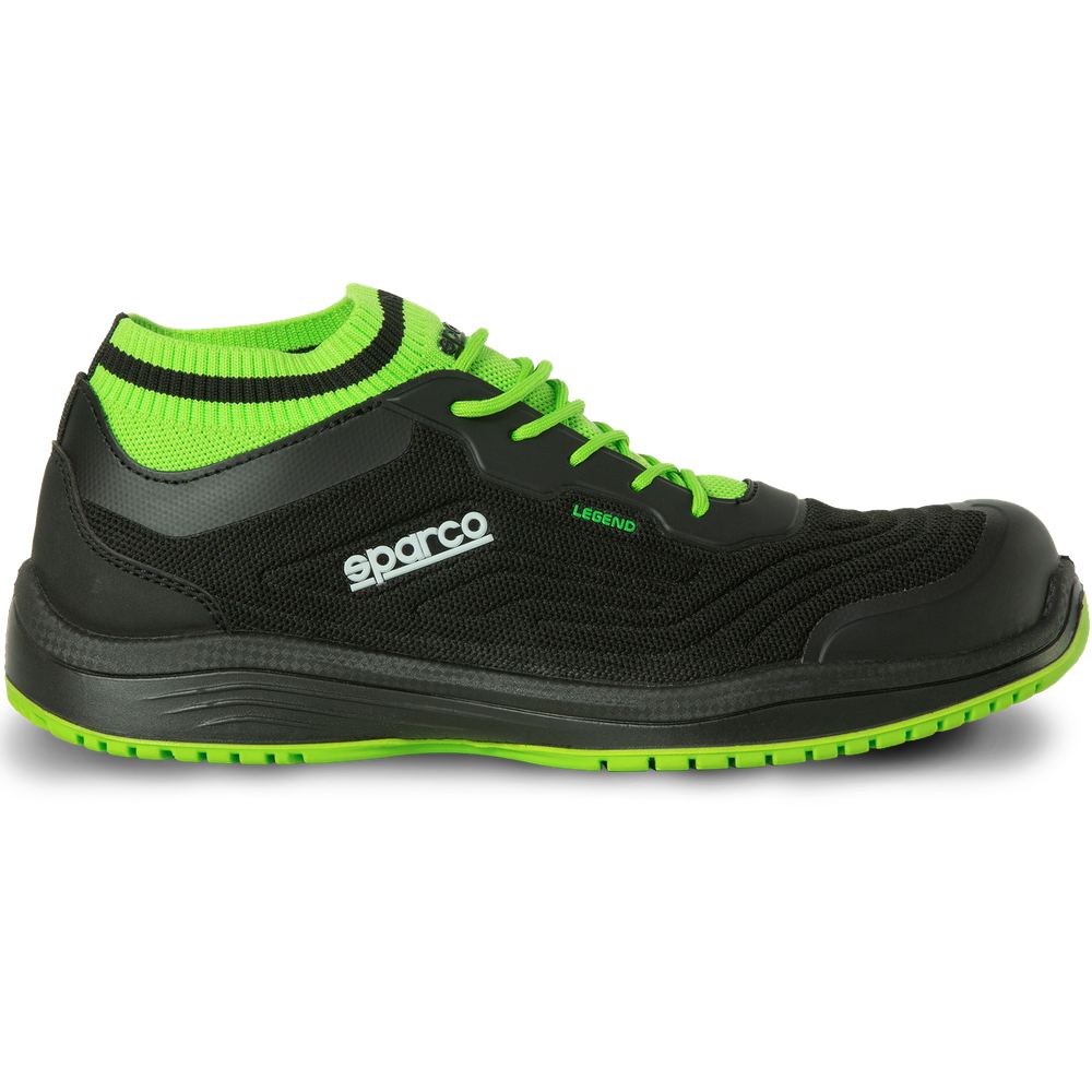 SHOE LEGEND S1P BLK/FL GREEN S