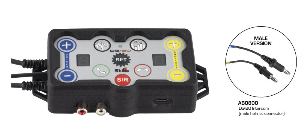 DG-20 Intercom (male helmet connector)