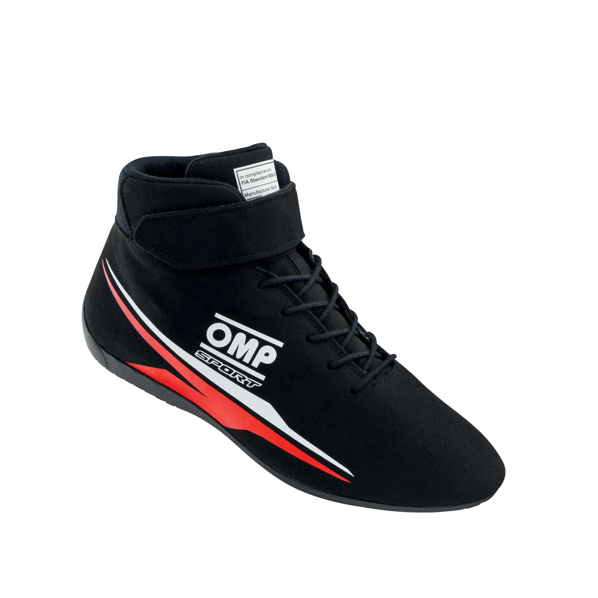 OMP SPORT SHOES NERO TAGLIA 36 FIA 8856-2018