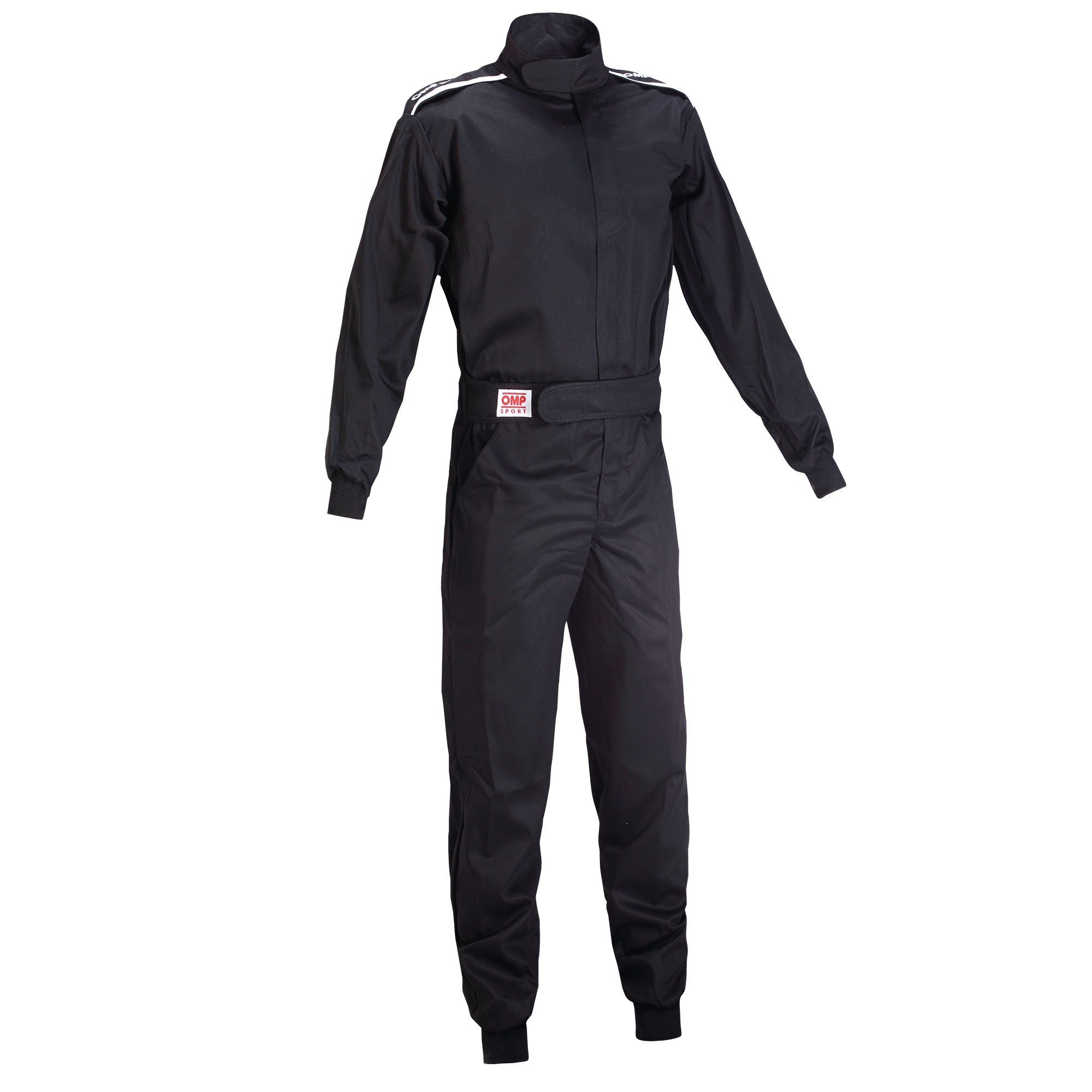OMP SPORT ONE LAYER OVERALL BLACK SIZE L SFI HOMOLOGATED