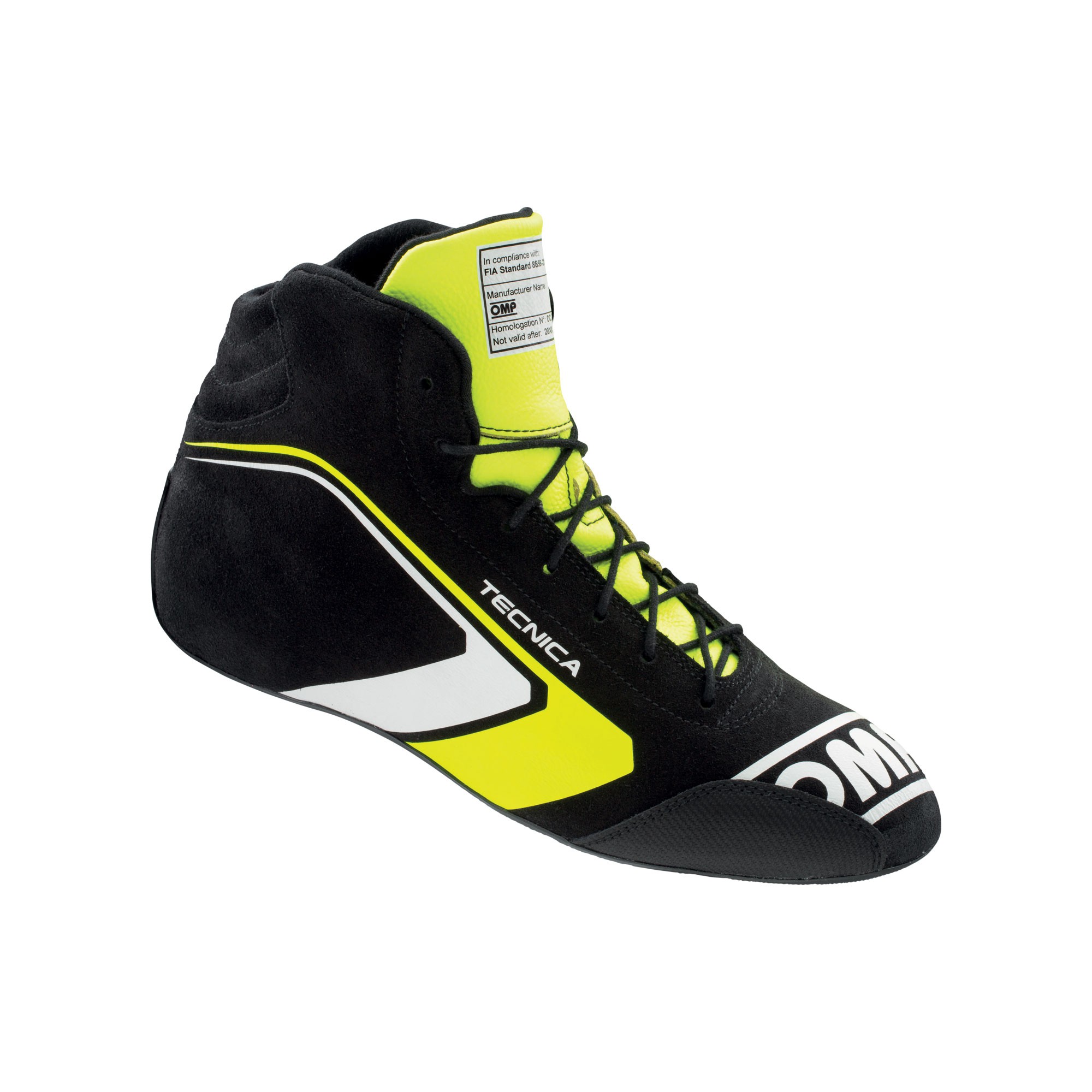 TECNICA SHOES BLACK/FLUO YELLOW SIZE 37 FIA 8856-2018