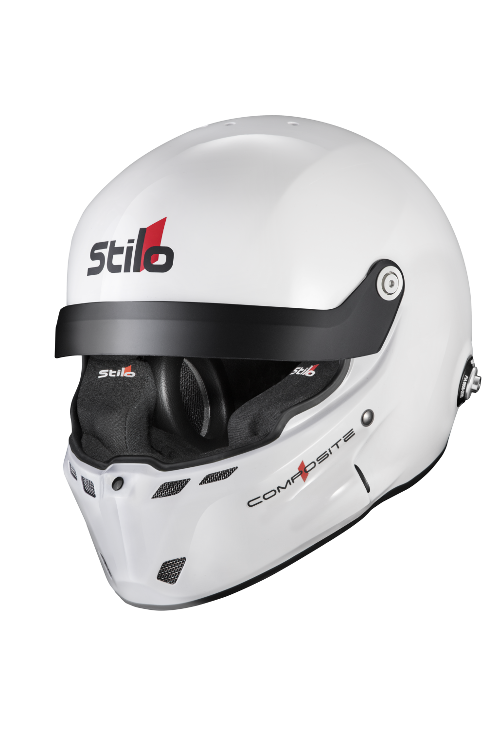 ST6 R Composite Rally - Snell SA2020 FIA 8859-24 Hans FIA8858-10 white outer /  black inner
