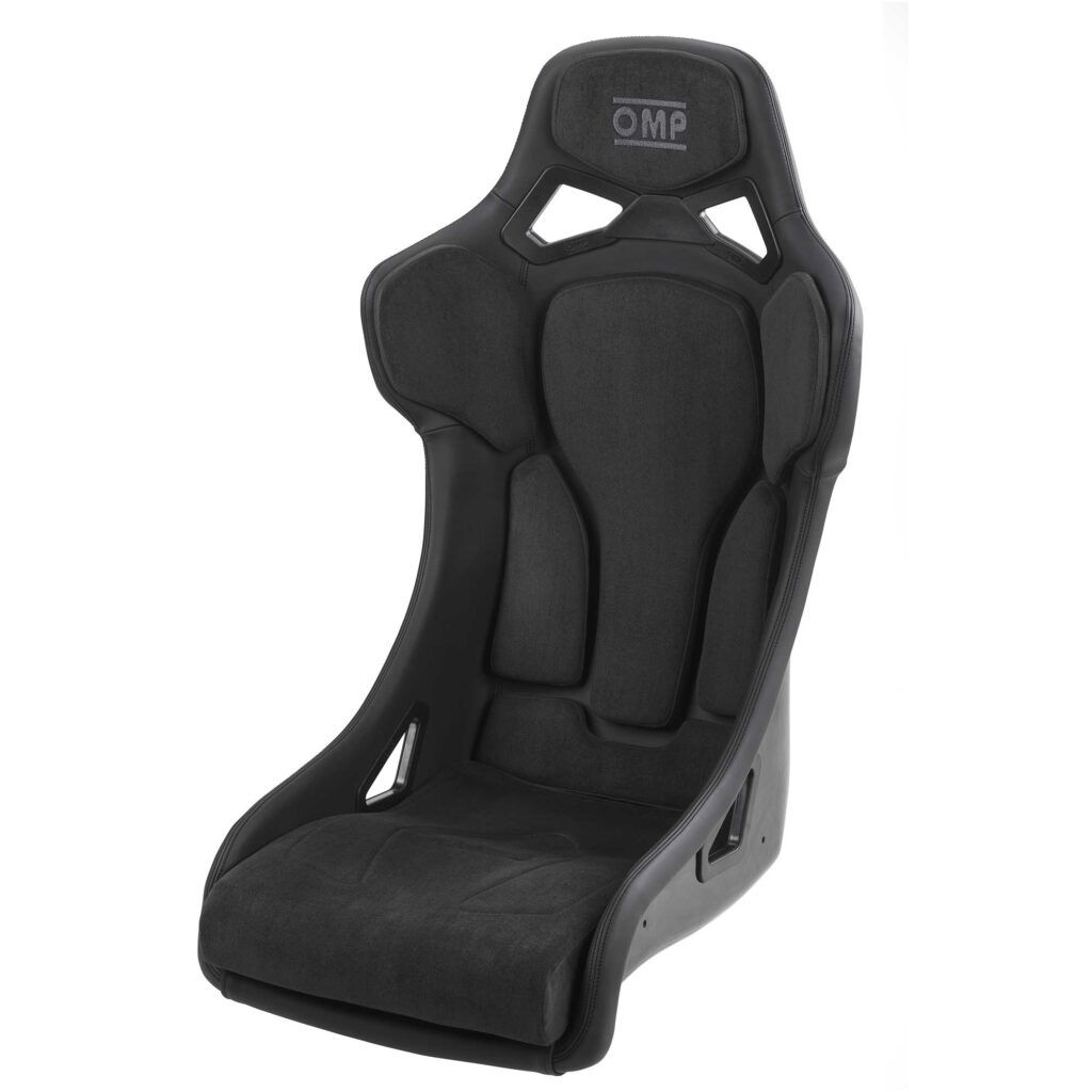 RT SEAT FIA 8855-1999 IN LEATHER AND ALCANTARA BLACK