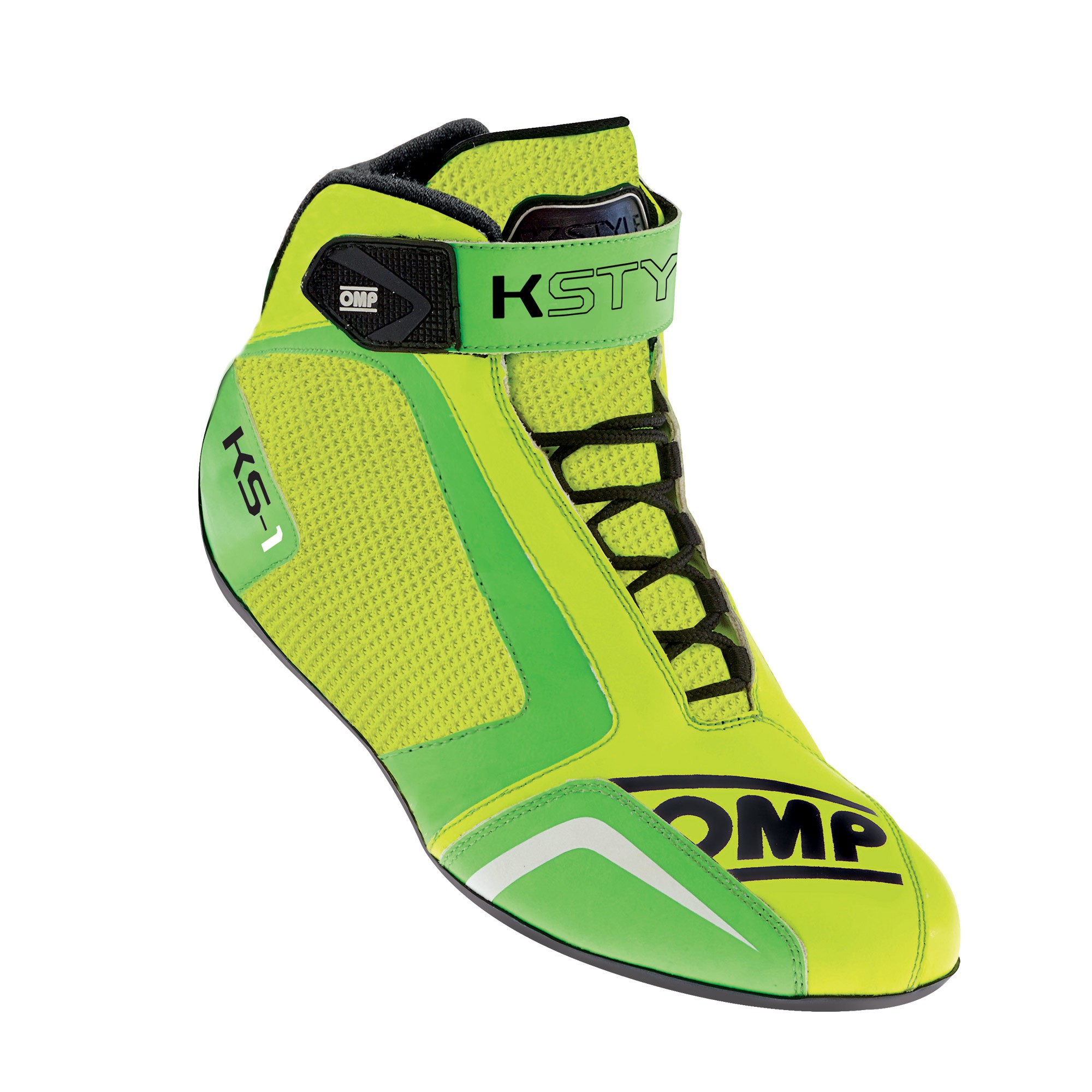 KS-1 SHOES YELLOW/GREEN SIZE 32