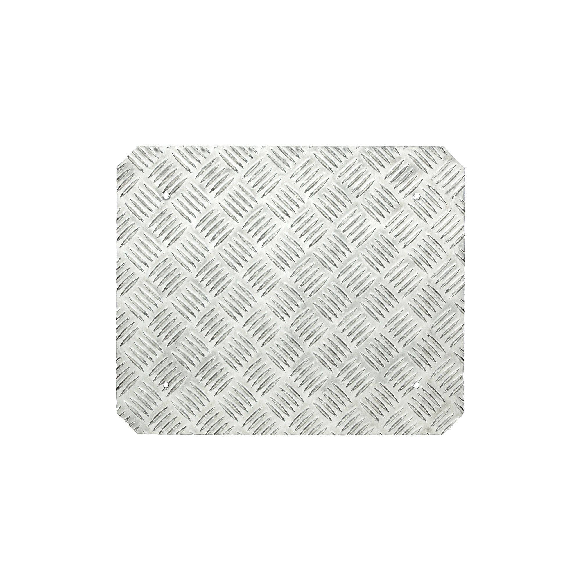 KNURLED ANODIZ. FOOTRESTOSW.UNIV.ALL. SILVER