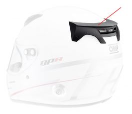 BLACK REAR SPOILER GP8 EVO HELMETS