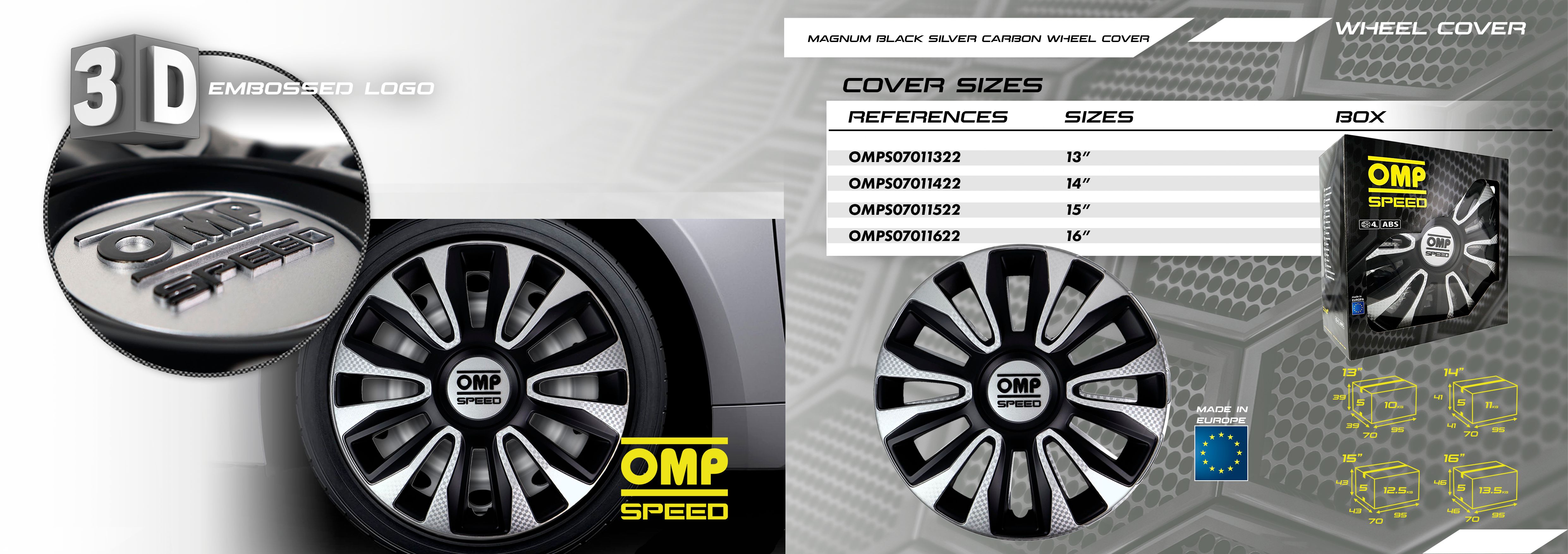 Dísztárcsa Magnum Carbon