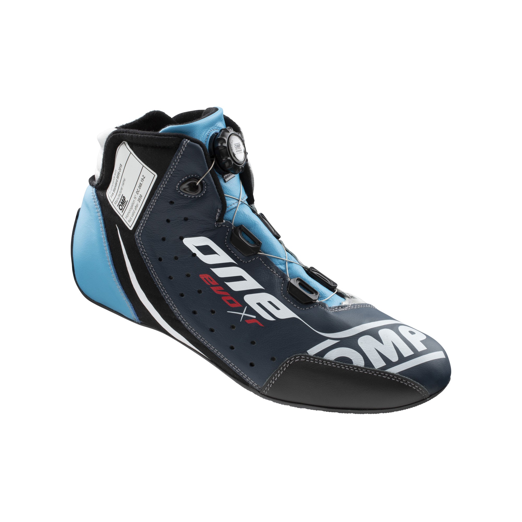 ONE EVO X R SHOES BLUE/SILVER/CYAN SIZE 37 FIA 8856-2018