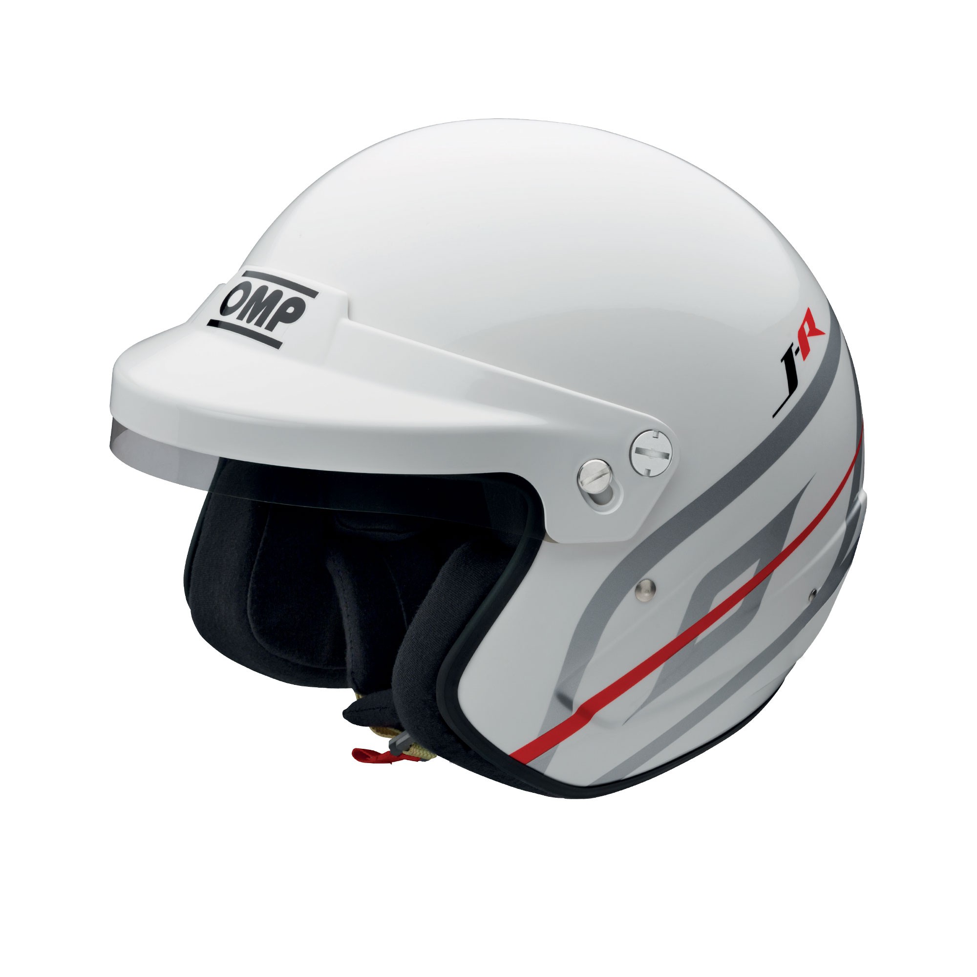 J-R HELMET WHITE SIZE L