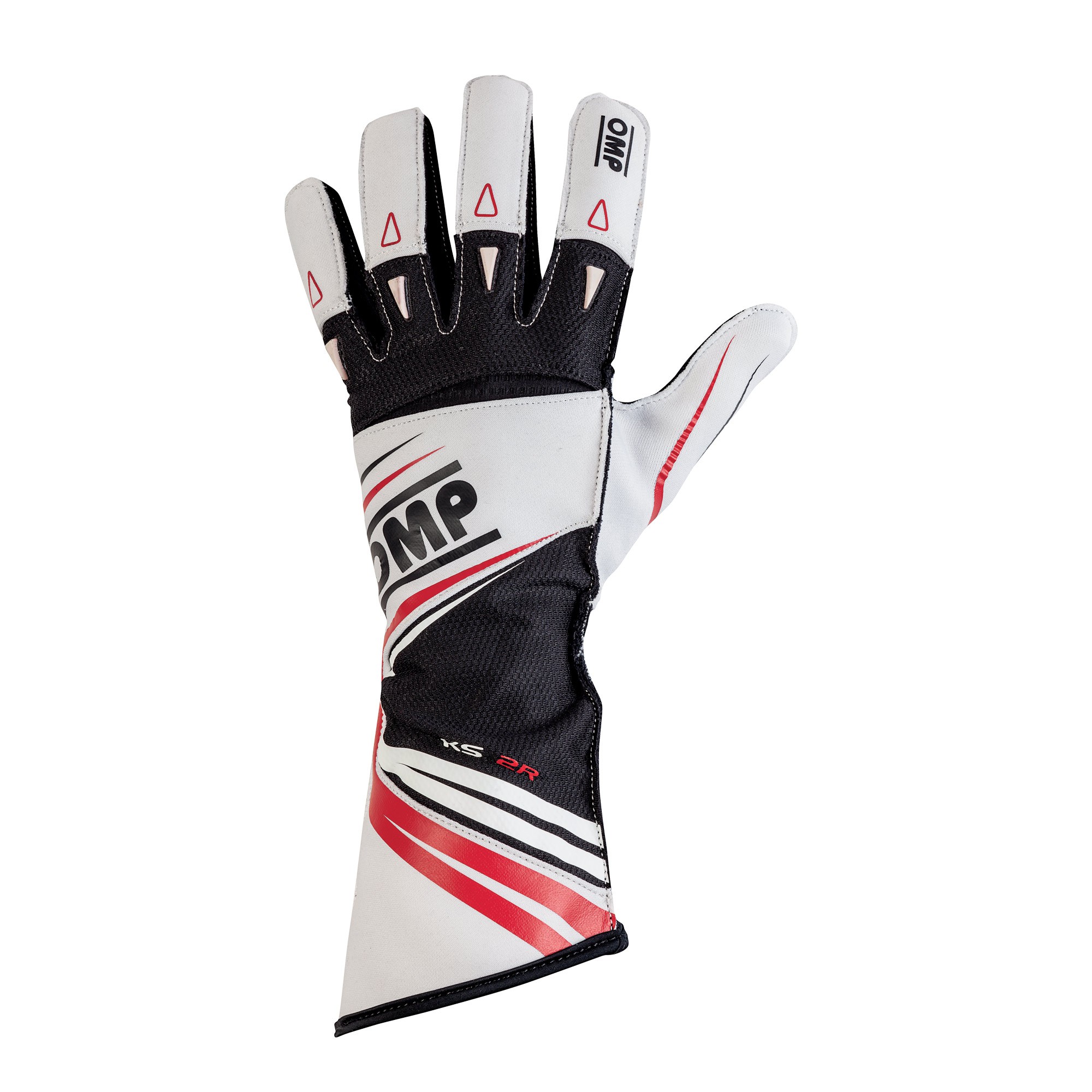 KS-2R GLOVES WHITE/RED/BLACK SIZE 4 (FOR CHILDREN)