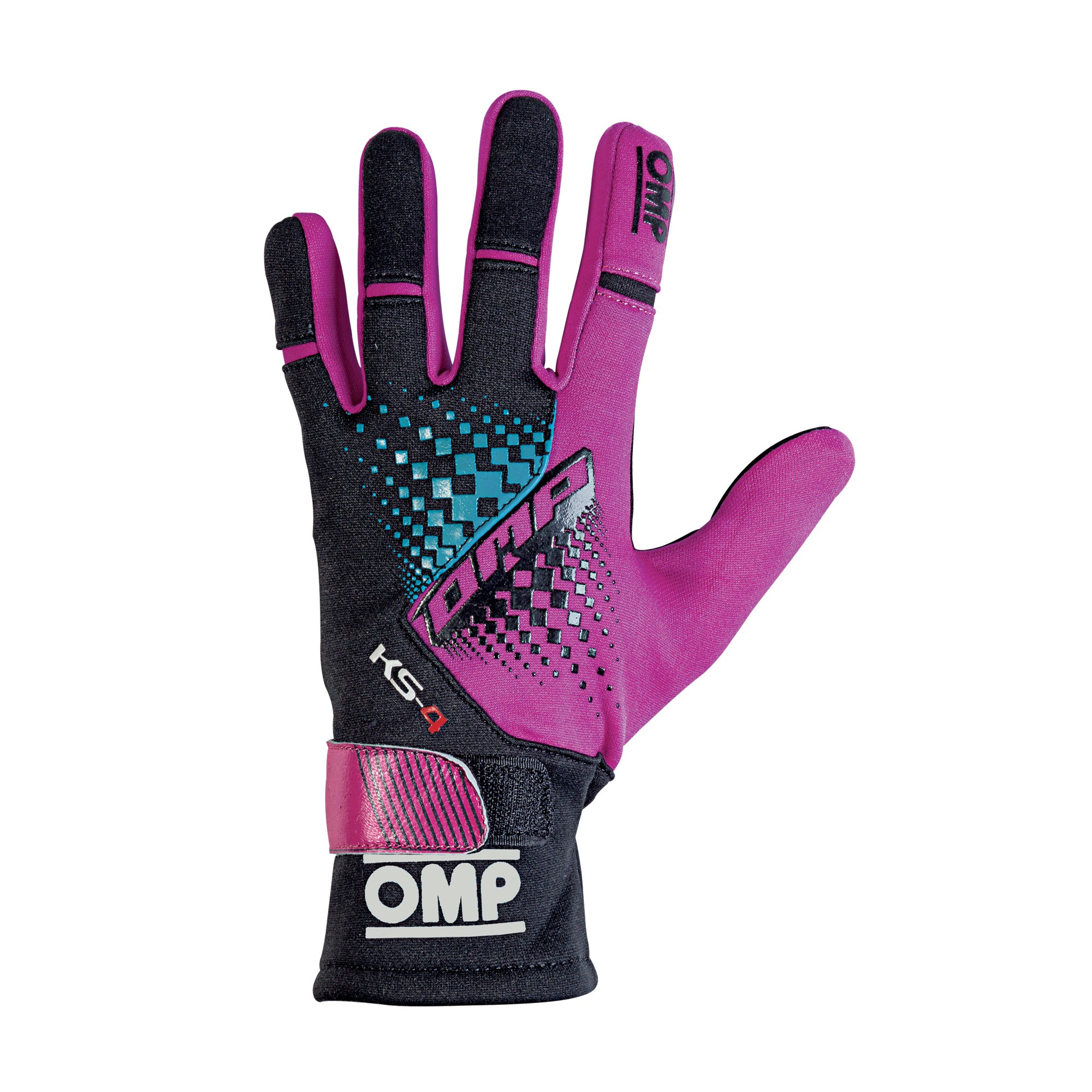 KS-4 GLOVES BLACK/MAGENTA SZ 4 (FOR CHILDREN)