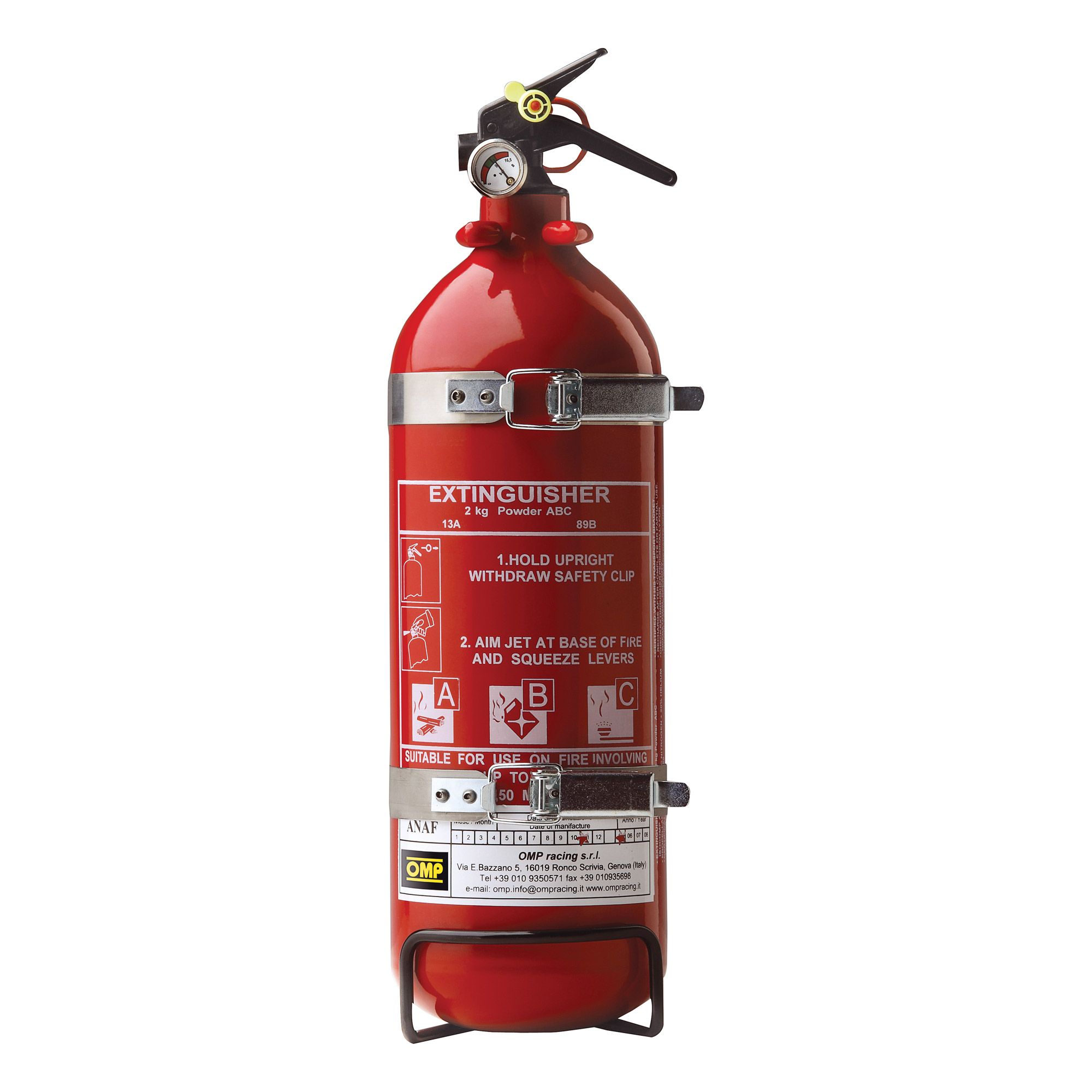 EXTINGUISHER 2 KG POWDER HOMOL.EN3