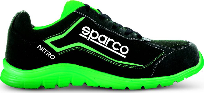 SHOES NITRO S3 BLACK/FLUO GREE