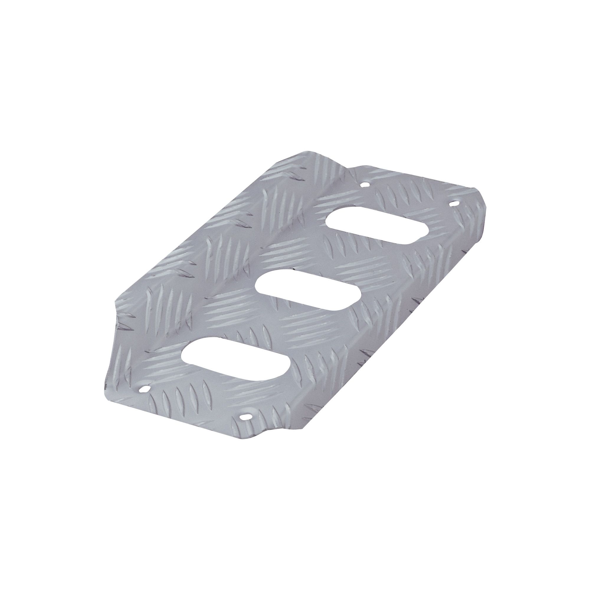 KNURLED ANODIZ. FOOTRESTOSW.ALL. SILVER