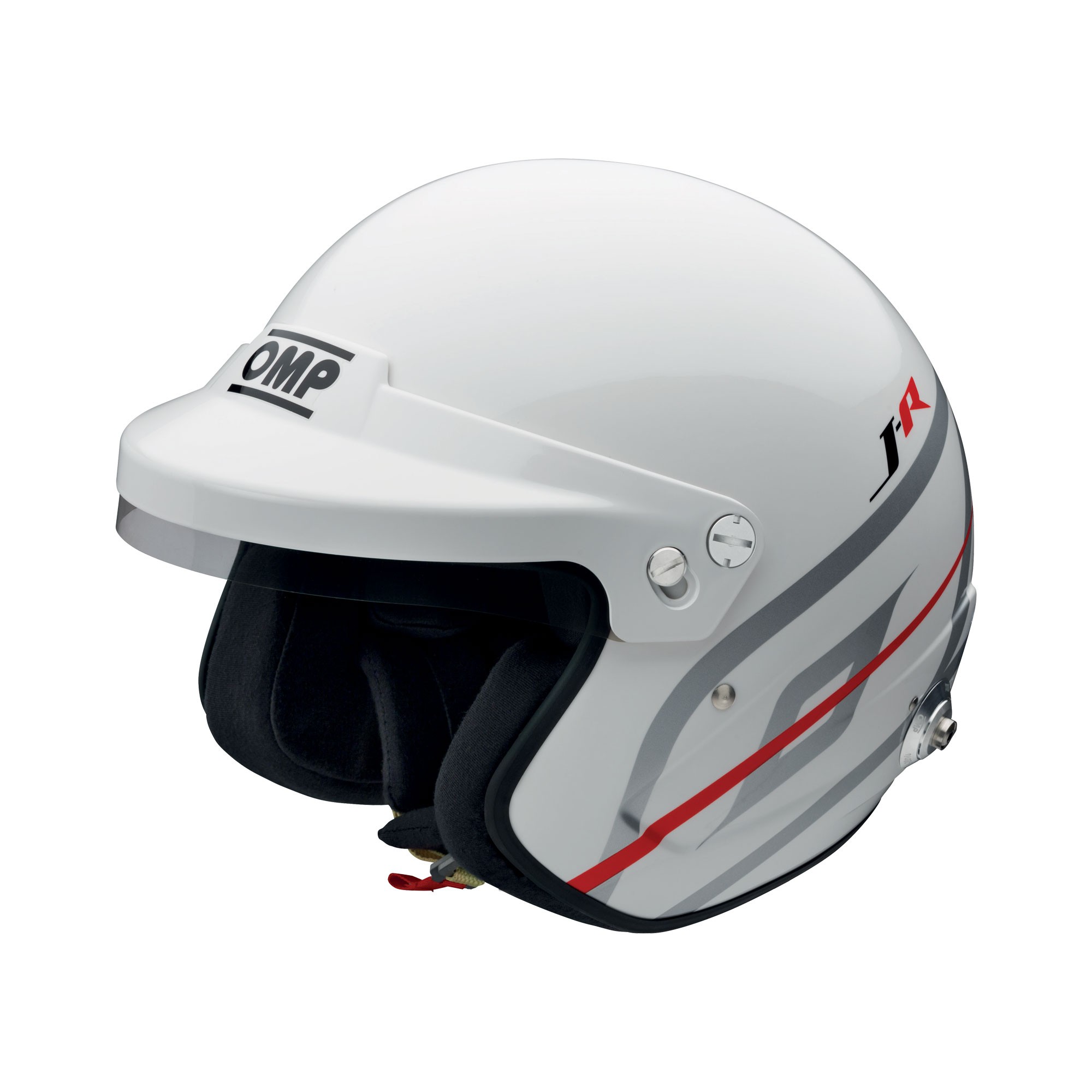 J-R HANS HELMET WHITE SIZE L